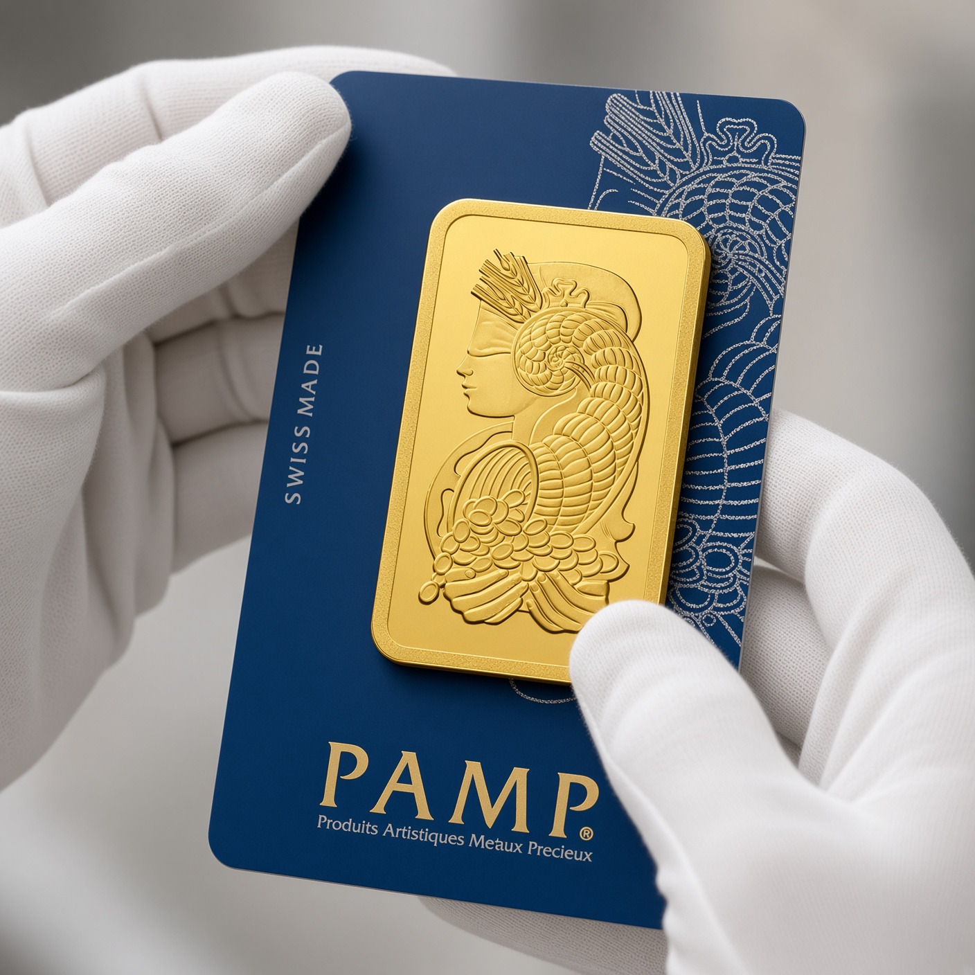 PAMP Goldbarren, 100 Gramm Feingold